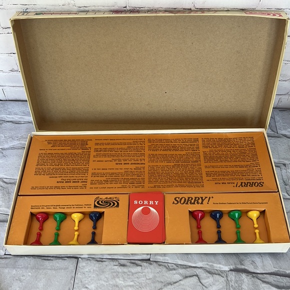 Sorry 1964 Parker Brothers Board game - Picture 6 of 10